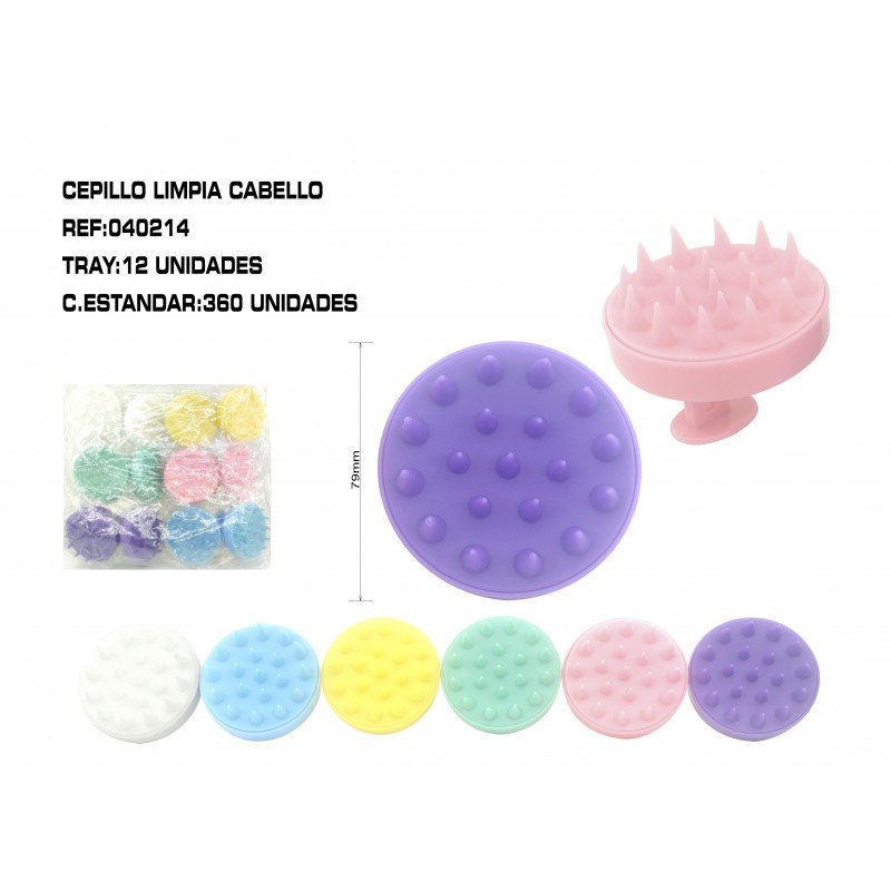 CEPILLO LIMPIA CABELLO 12/U 360/C