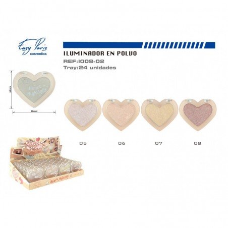 ILUMINADOR HEART HIGHLIGHT 24/U 288/C