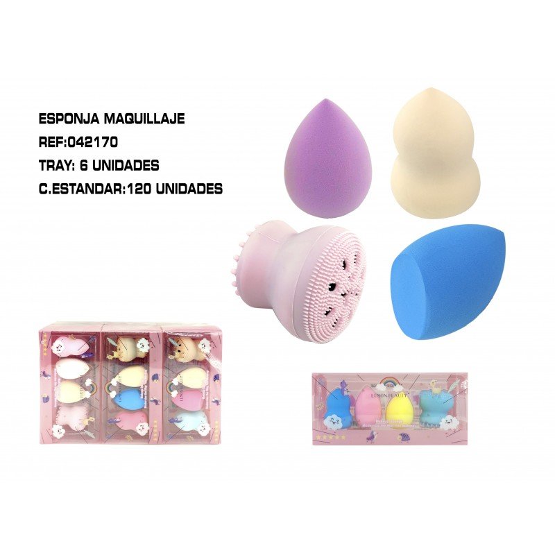 KIT ESPONJA DE MAQ.+LIMPIAFACIAL 6/U 120/C