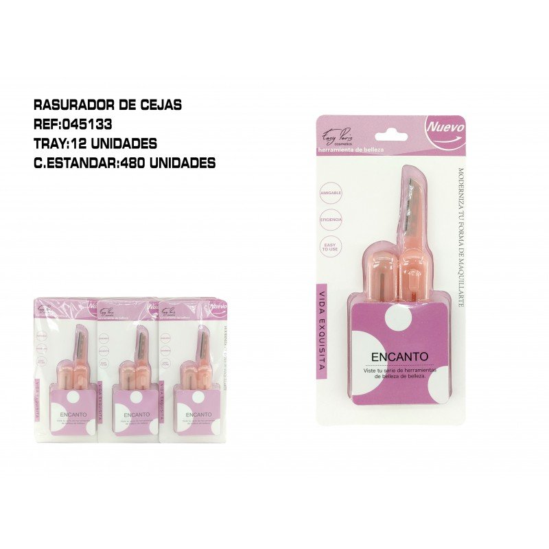 PACK RASURADOR DE CEJAS 12/U 480/C