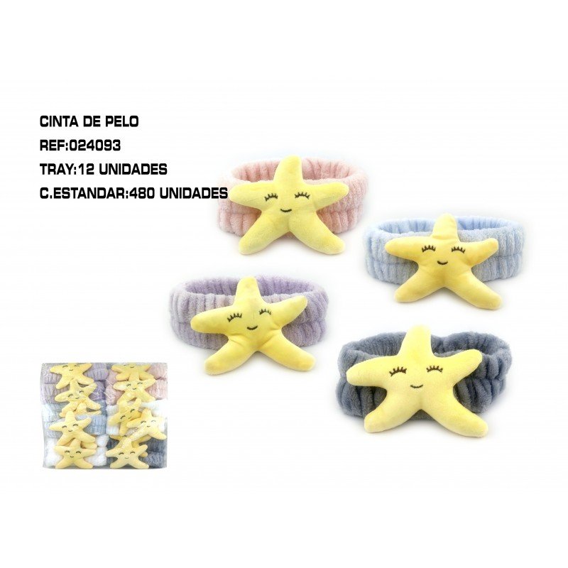 CINTA DE PELO C/ESTRELLITA 12/U 480/C
