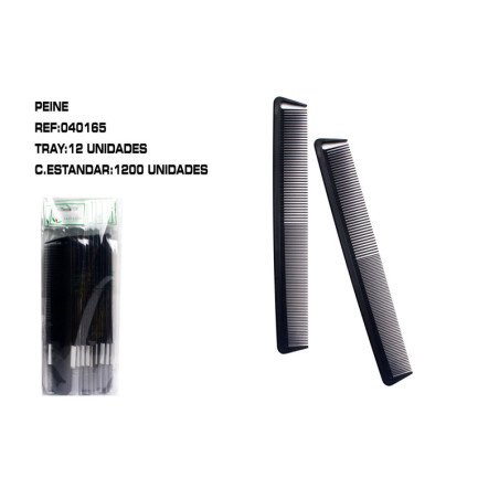 PEINE NEGRO 12/U 1200/C