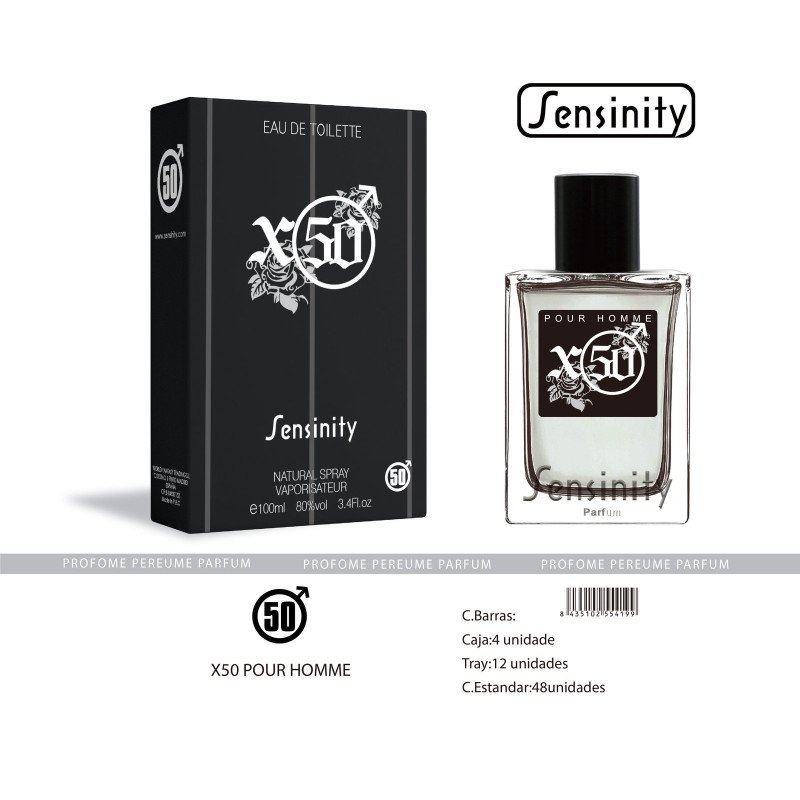 X50 POUR HOMME SENSINITY