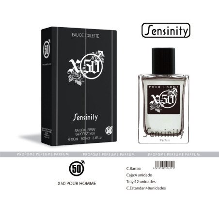 X50 POUR HOMME SENSINITY