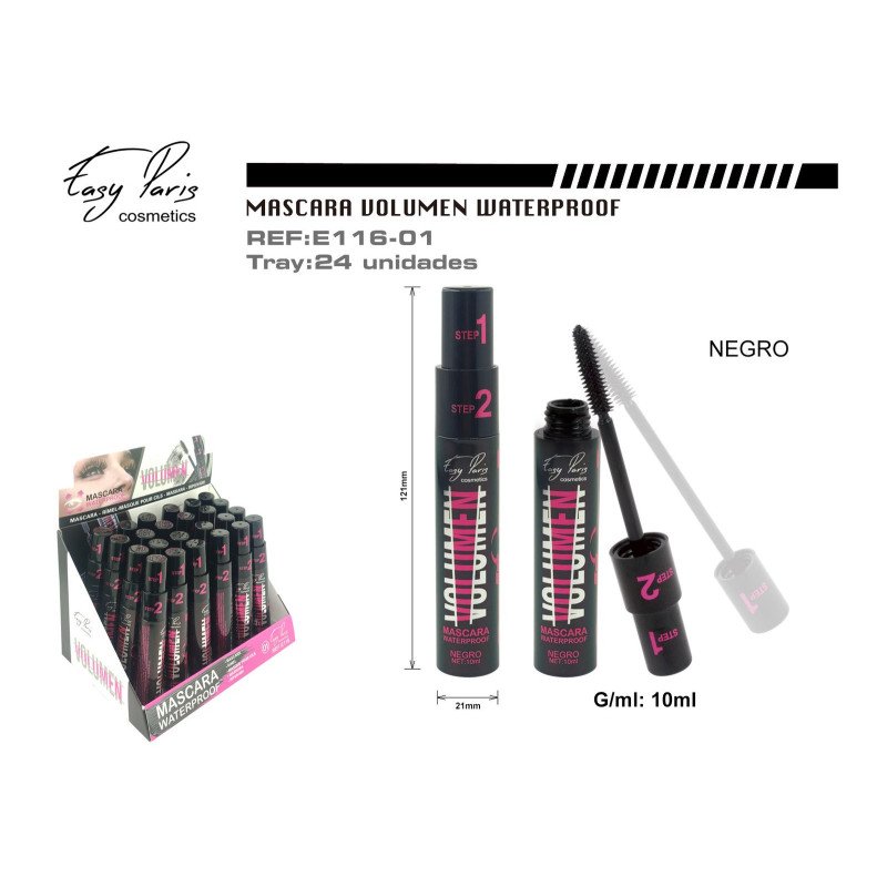 MASCARA VOLUMEN WATERPROOF 24/U 288/U
