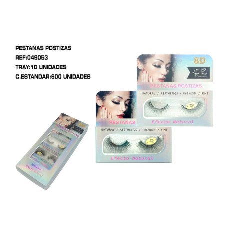PESTAÑAS POSTIZAS EFECT 8D 10/U 600/C