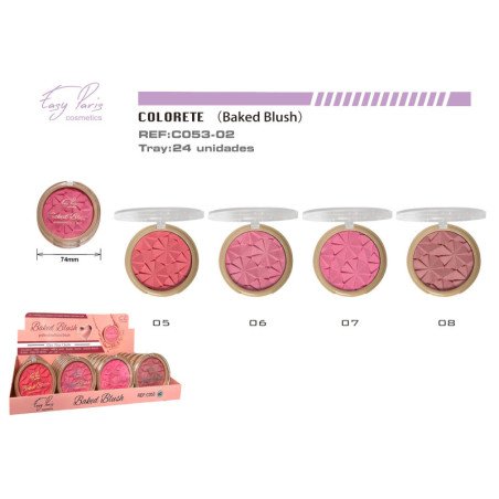 COLORETE BAKED BLUSH 24/U 288/U