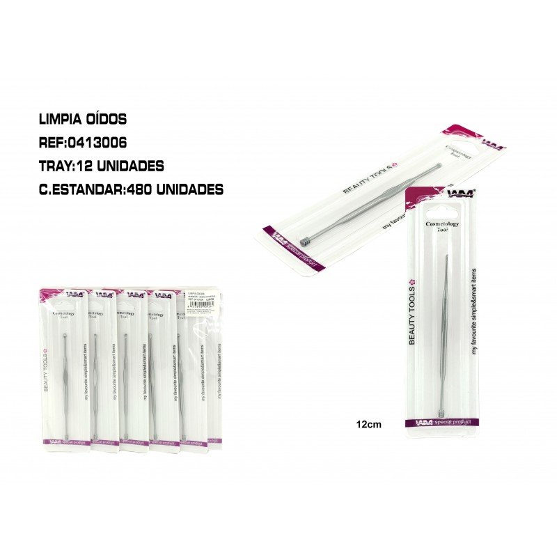 LIMPIADOR DE OIDOS ACERO 12/U 480/C