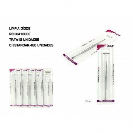 LIMPIADOR DE OIDOS ACERO 12/U 480/C