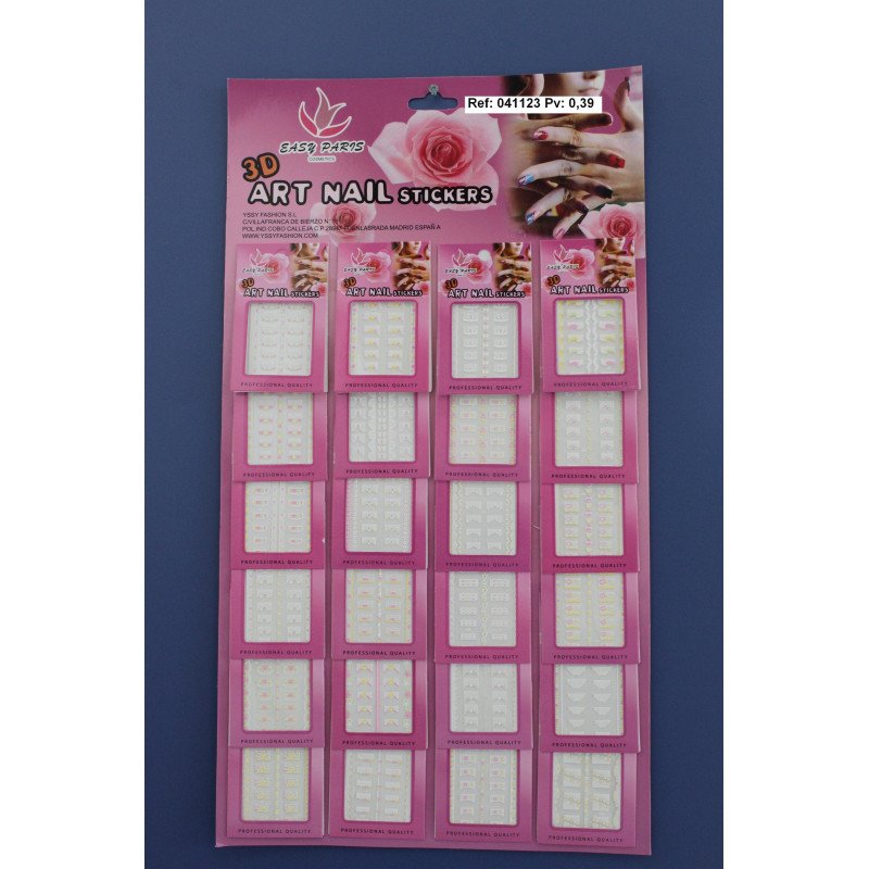 PEGATINAS DE UÑAS 24/U