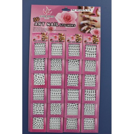 PEGATINAS DE UÑAS 24/U