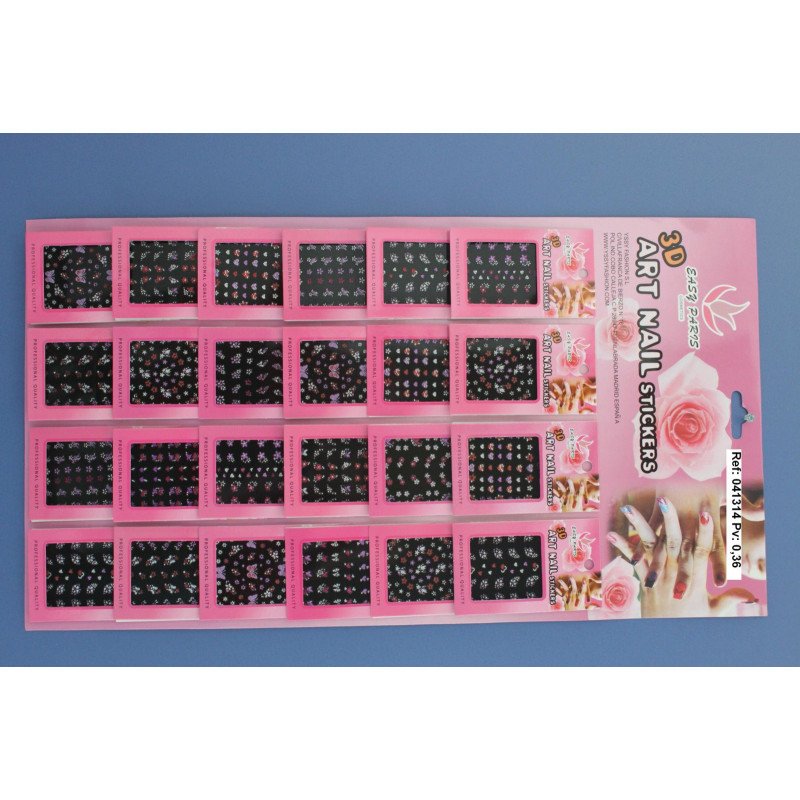 PEGATINAS DE UÑAS 24/U