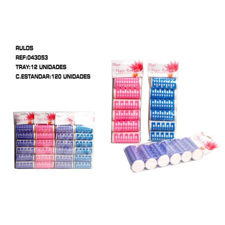 RULOS AGUA CALIENTE 2.8CM 6/U 120/C