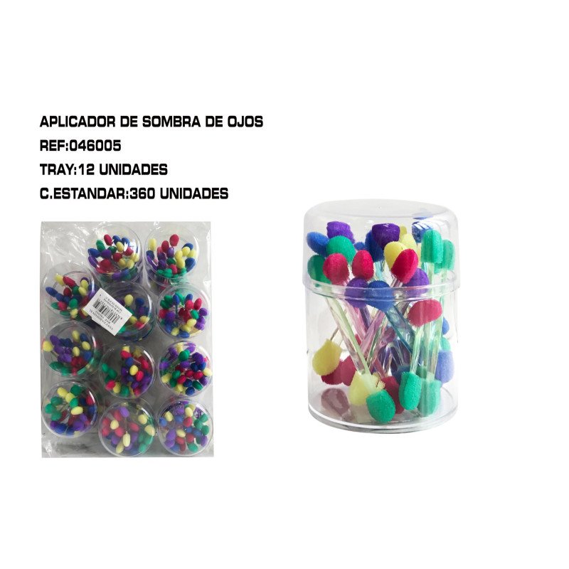 APLICADOR DE SOMBRA DE OJOS 12/U