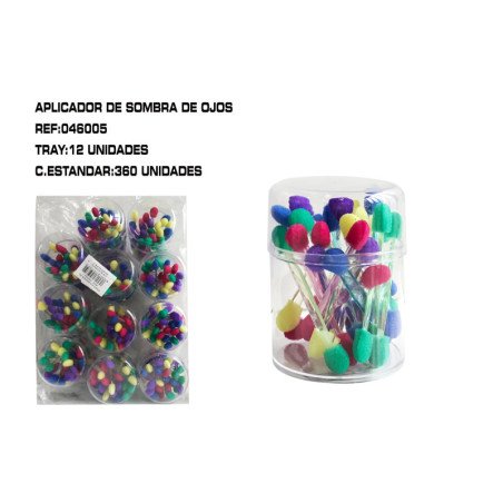 APLICADOR DE SOMBRA DE OJOS 12/U
