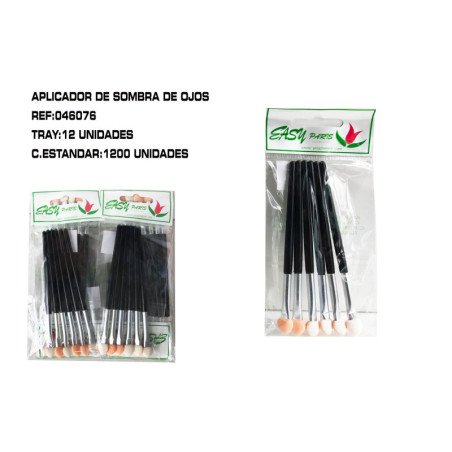 APLICADOR DE SOMBRA 11.5CM 12/U  1200/C