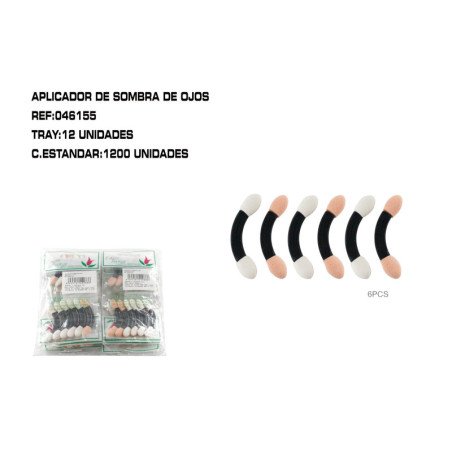 APLICADOR DE S.DE OJOS CURVADO 12/U 1200/C