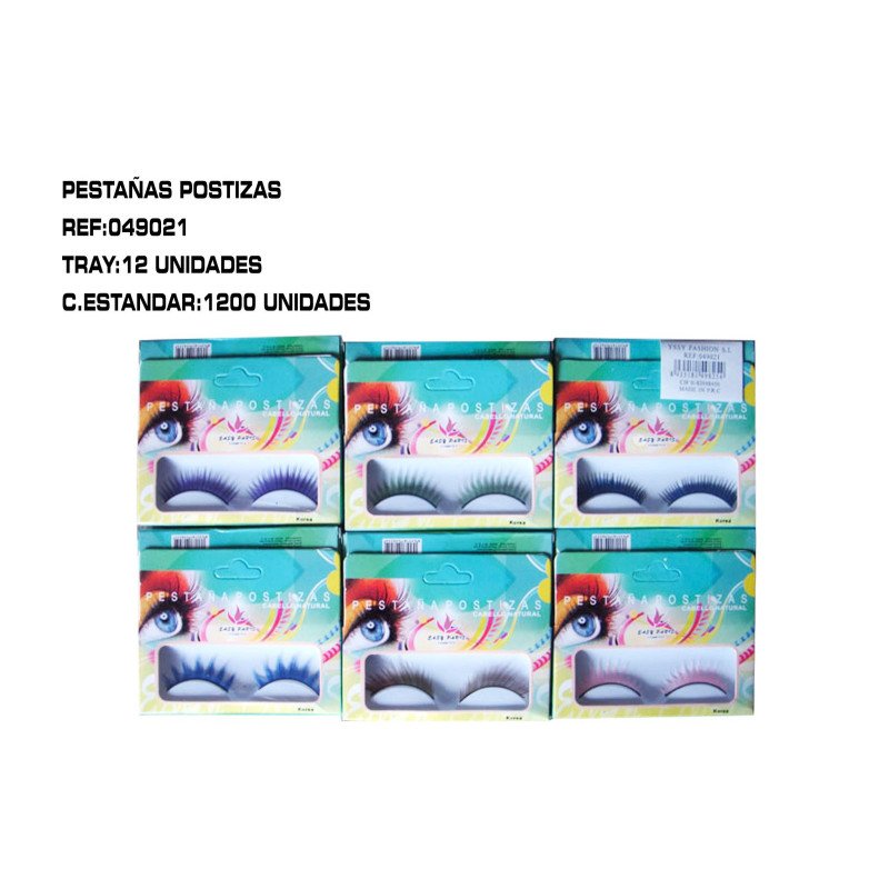 PESTAÑA POSTIZAS COLOR 12/P 1344/C