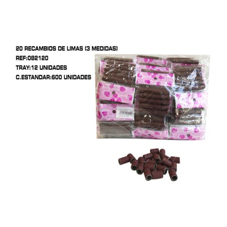 RECAMBIO DE LIMA DE TORNO 600/CAJA