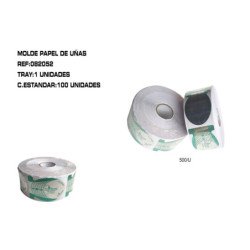 500U MOLDE DE UÑAS EN PAPEL