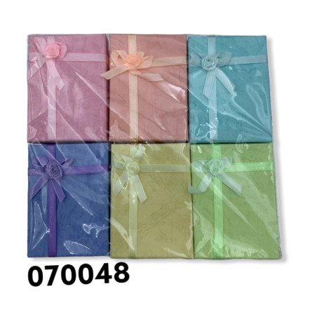 CAJITA DE REGALOS 3 JUEGOS 7*9.5 C/FLOR  720/U