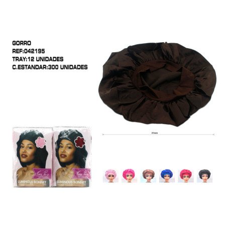 GORRO DE SATEN COLOR SURTIDO 300/C