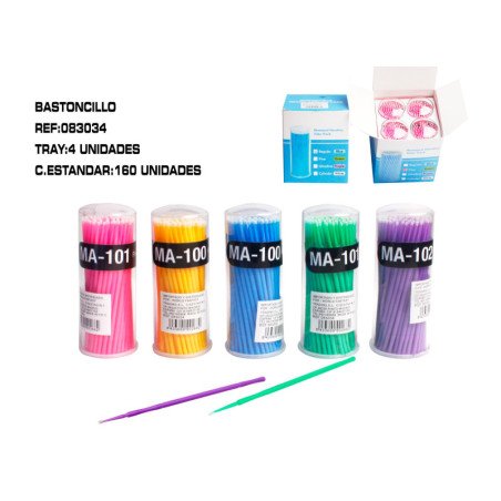100U BASTONCILLOS DE ALGODON USO ESTETICO