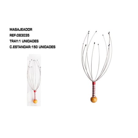MASAJEADOR DE CABEZA 1/U 500/C