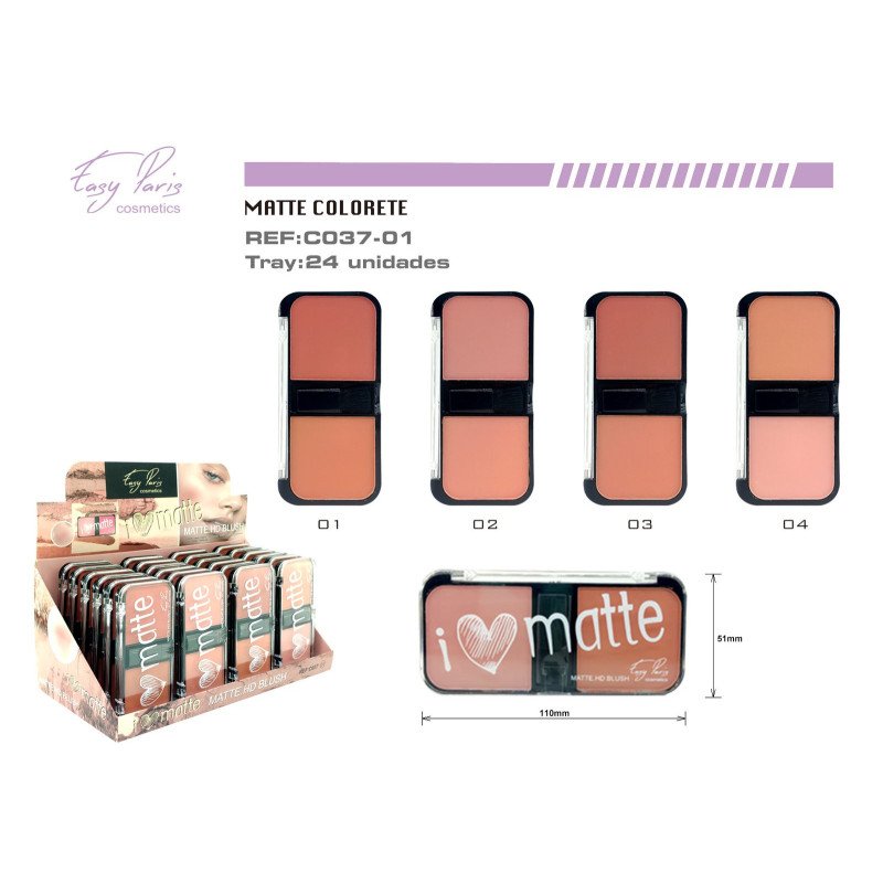 COLORETE DOBLE 24/U 288/C