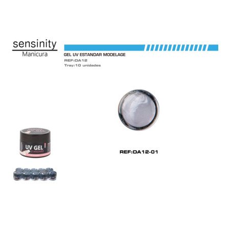 SENSINITY GEL UV COLOR CLEAR, MODELAGE STANDAR 15ML