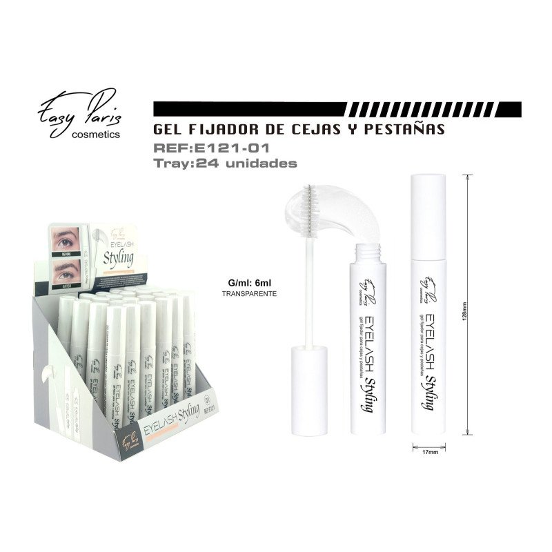 MASCARA GEL FIJADOR PESTAÑAS/CEJAS 24/U 288/C