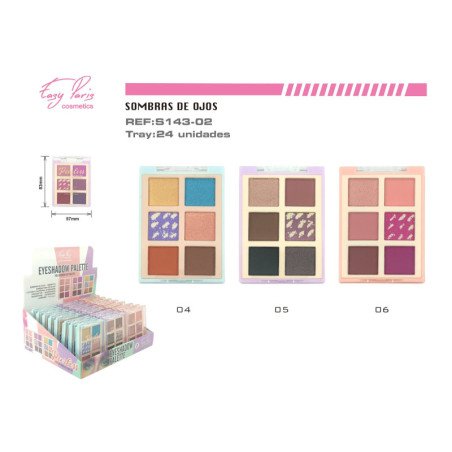 S.DE OJOS 6 COLORS 288/U