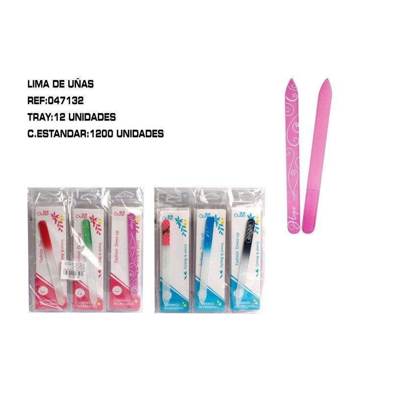 LIMA DE CRISTAL 14CM 12/U 1200/C