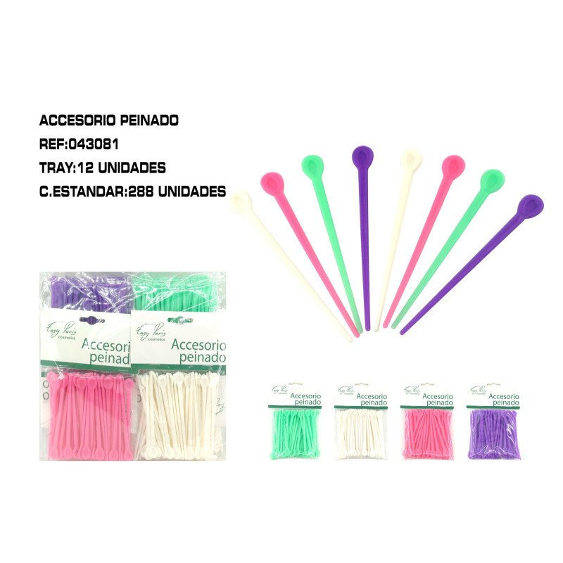 50U PALILLOS PARA RULOS 12/U 288/C