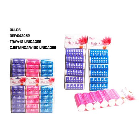 RULOS AGUA CALIENTE 2.5CM 12/U 120/C