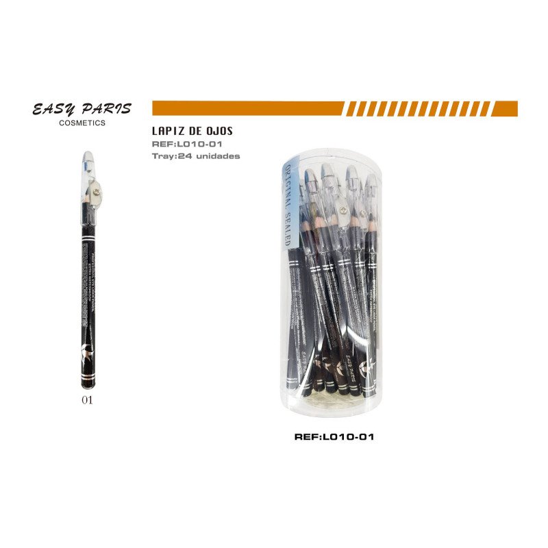 LAPIZ MADERA+SACAPUNTA NEGRO