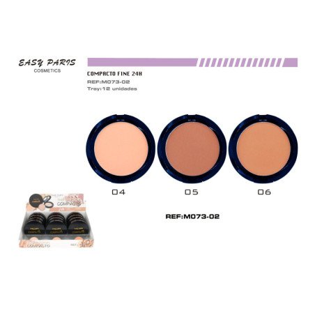 MAQ.COMPACTO 24H C/ESPEJO 12/U 144/C