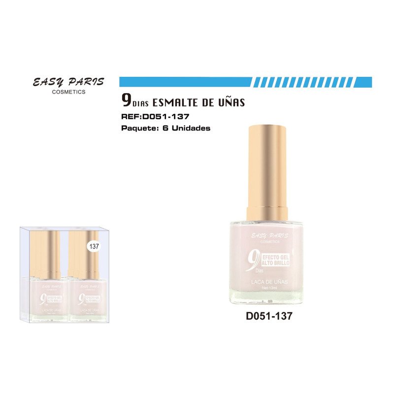 LACA DE UÑAS 9 DIAS 6/U 144/U