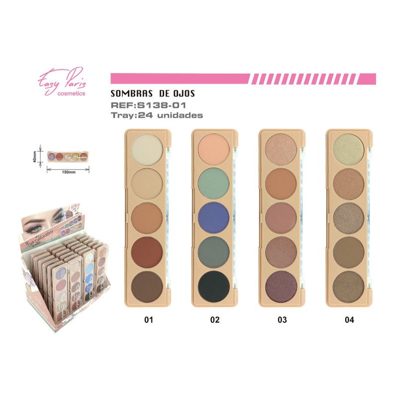 S. DE OJOS 5COLORS 24/U 288/U