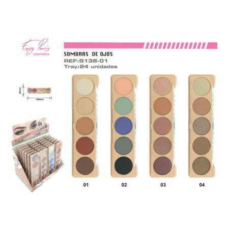 S. DE OJOS 5COLORS 24/U 288/U