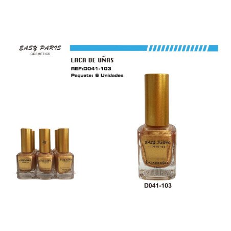 LACA DE UÑAS GOLD EASY PARIS 144/U