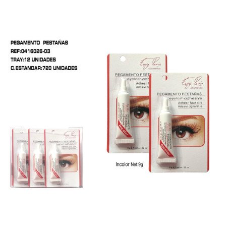 PEGAMENTO INCOLOR DE PESTAÑA POSTIZAS 720/C