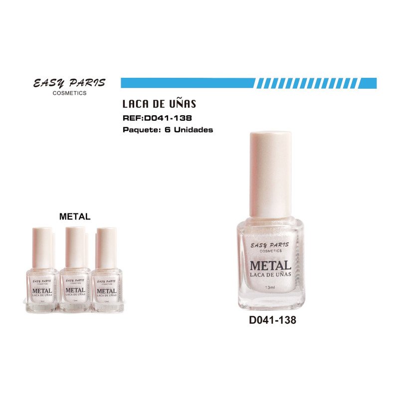 LACA DE UÑAS METALIZADA 144/C
