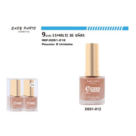 LACA DE UÑAS 9 DIAS NUDE SUAVE 144/U