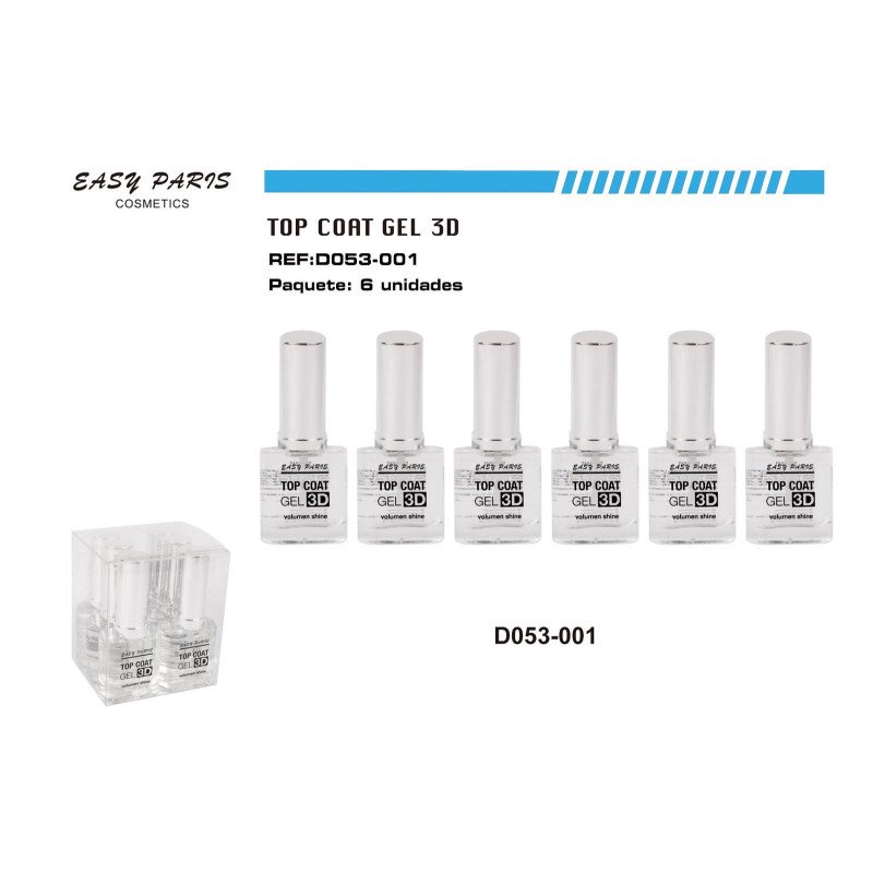 LACA DE UÑAS TOP COAT 3D 144/U