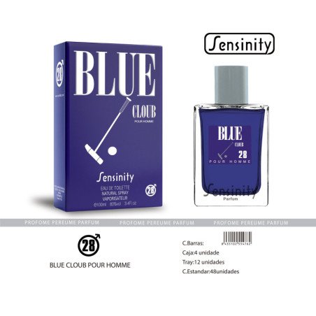 BLUE CLOUB POUR HOMME SENSINITY