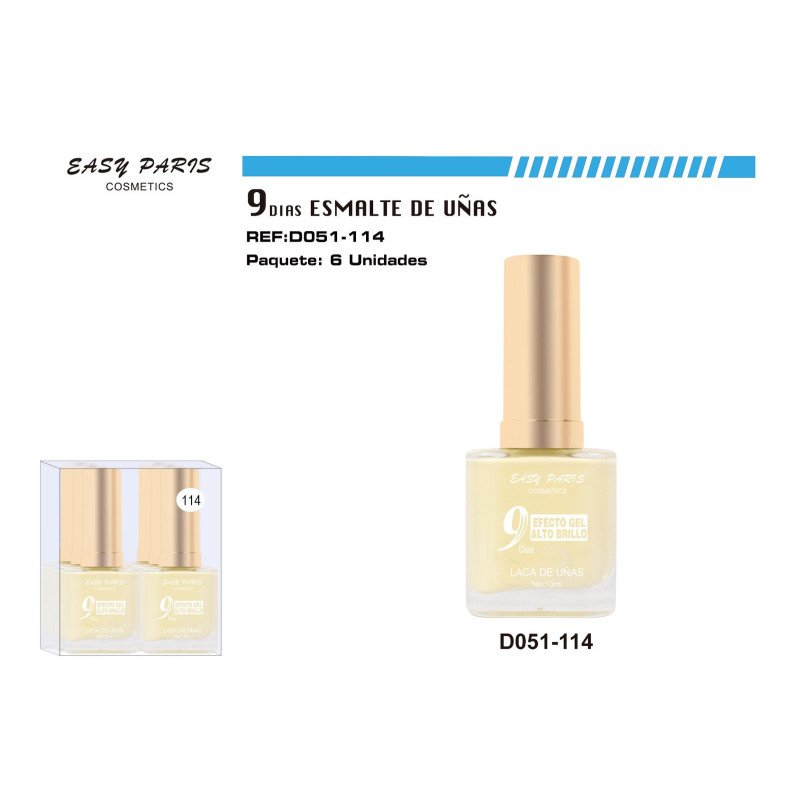 LACA DE UÑAS 9 DIAS 6/U 144/U