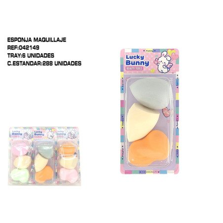 SET 3 ESPONJAS DE MAQ. 6/U 288/C
