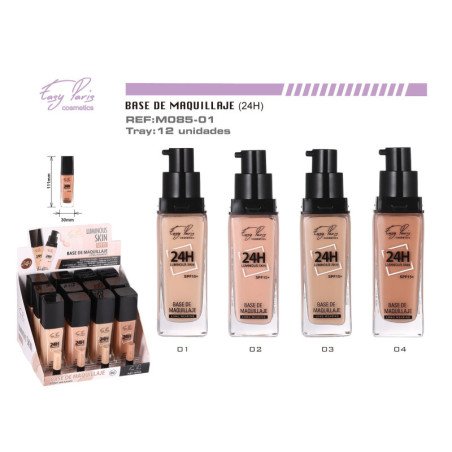 BASE MAQ.ILUMINOUS SKIN 24H F15 12/U 144/U