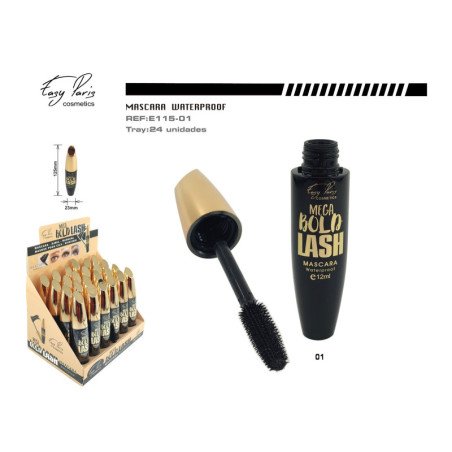 MASCARA NEG.MEGA BOLA LASH 24/U 288/C